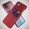 KSQ PU Кожаный Кейс Накладка Чехол для Samsung Galaxy Note 10 Plus и Слот для Карты Красный