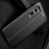Leather Litchi силиконовый чехол накладка для Huawei Honor 30 - Черный
