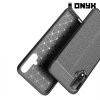 Leather Litchi силиконовый чехол накладка для Huawei nova 5 - Черный