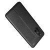 Leather Litchi силиконовый чехол накладка для Huawei Nova 8 - Черный