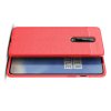 Leather Litchi силиконовый чехол накладка для OnePlus 8 - Красный