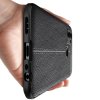 Leather Litchi силиконовый чехол накладка для Oppo A53 (2020) - Черный