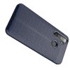 Leather Litchi силиконовый чехол накладка для OPPO Realme 5 Pro - Синий