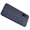 Leather Litchi силиконовый чехол накладка для OPPO Reno 3 - Синий