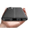 Leather Litchi силиконовый чехол накладка для Realme 7 / Realme 7 - Черный