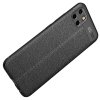 Leather Litchi силиконовый чехол накладка для Realme C11 - Черный