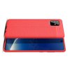 Leather Litchi силиконовый чехол накладка для Samsung Galaxy Note 10 Lite - Красный