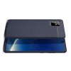 Leather Litchi силиконовый чехол накладка для Samsung Galaxy Note 10 Lite - Синий