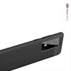 Leather Litchi силиконовый чехол накладка для Samsung Galaxy S20 Ultra - Черный