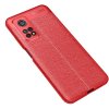 Leather Litchi силиконовый чехол накладка для Xiaomi Mi 10T / Mi 10T Pro - Красный