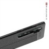 Leather Litchi силиконовый чехол накладка для Xiaomi Mi Note 10 - Черный