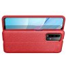 Leather Litchi силиконовый чехол накладка для Xiaomi Poco M3 - Красный