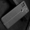 Leather Litchi силиконовый чехол накладка для Xiaomi Redmi 9C - Черный