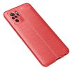 Leather Litchi силиконовый чехол накладка для Xiaomi Redmi Note 10 - Красный