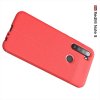 Leather Litchi силиконовый чехол накладка для Xiaomi Redmi Note 8 - Красный