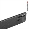 Leather Litchi силиконовый чехол накладка для Xiaomi Redmi Note 8T - Черный