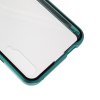 Магнитный Стеклянный Чехол с Металлическим Бампером для Huawei Honor 9X / 9X Premium Зеленый