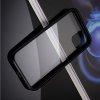 Магнитный Стеклянный Чехол с Металлическим Бампером для iPhone 11 Pro Max Черный