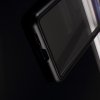 Магнитный Стеклянный Чехол с Металлическим Бампером для OnePlus 7T Черный