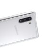 Магнитный Стеклянный Чехол с Металлическим Бампером для Samsung Galaxy Note 10 Серебряный