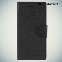 Mercury Goospery Горизонтальный чехол книжка для Sony Xperia XA2 Ultra - Черный