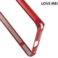 Металлический алюминиевый бампер для Huawei Honor 5X - Красный