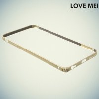 Металлический алюминиевый бампер для iPhone 6S / 6 - Золотой
