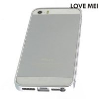 Металлический алюминиевый бампер для iPhone SE - Серебряный