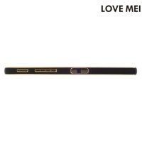 Металлический алюминиевый бампер для Sony Xperia Z5 - Черный с золотым