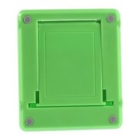 Многоугловая подставка для телефонов зеленая