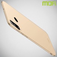 Mofi Slim Armor Матовый жесткий пластиковый чехол для Huawei Honor 10i - Золотой