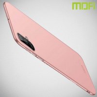 Mofi Slim Armor Матовый жесткий пластиковый чехол для Huawei nova 5 - Розовое Золото