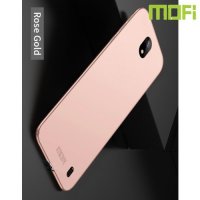 Mofi Slim Armor Матовый жесткий пластиковый чехол для Nokia 1 Plus - Розовое Золото