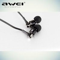 Наушники гарнитура с микрофоном Awei ES-500i – Черный