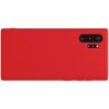 NILLKIN Rubberized Мягкий силиконовый чехол для Samsung Galaxy Note 10 Plus / 10+ с микрофибровой подкладкой красный