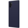 NILLKIN Rubberized Мягкий силиконовый чехол для Samsung Galaxy Note 10 Plus / 10+ с микрофибровой подкладкой синий