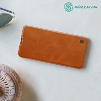 NILLKIN Qin чехол флип кейс для Huawei Honor 20 Pro - Коричневый