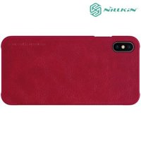 NILLKIN Qin чехол флип кейс для iPhone Xs Max - Красный