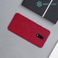 NILLKIN Qin чехол флип кейс для OnePlus 7 - Красный