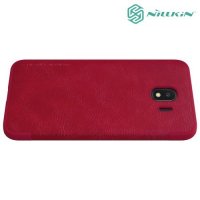 NILLKIN Qin чехол флип кейс для Samsung Galaxy J4 2018 SM-J400F - Красный
