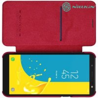 NILLKIN Qin чехол флип кейс для Samsung Galaxy J6 2018 SM-J600F - Красный