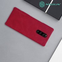 NILLKIN Qin чехол флип кейс для Sony Xperia 1 - Красный
