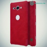 NILLKIN Qin чехол флип кейс для Sony Xperia XZ2 Compact - Красный