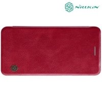 Nillkin Qin Series чехол книжка для OnePlus 5 - Красный
