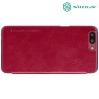 Nillkin Qin Series чехол книжка для OnePlus 5 - Красный