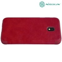 Nillkin Qin Series чехол книжка для Samsung Galaxy J3 2017 SM-J330F - Красный