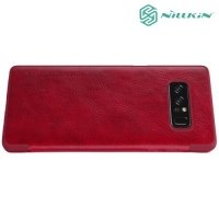 Nillkin Qin Series чехол книжка для Samsung Galaxy Note 8 - Красный