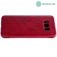 Nillkin Qin Series чехол книжка для Samsung Galaxy S8 Plus - Красный