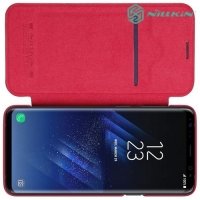 Nillkin Qin Series чехол книжка для Samsung Galaxy S9 Plus - Красный