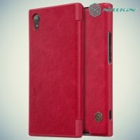Nillkin Qin Series чехол книжка для Sony Xperia XA1 Plus - Красный